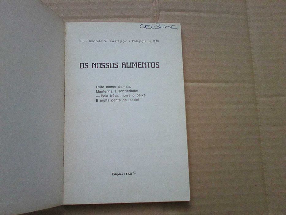 Os nossos alimentos