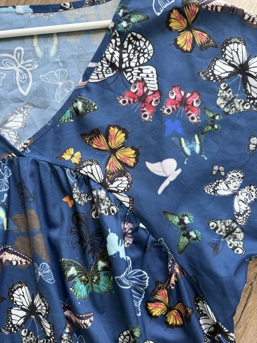 Bluzka 44/46 Boho Motyle