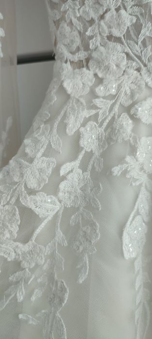 Przepiękna suknia ślubna firmy Agnes, rozm. XS