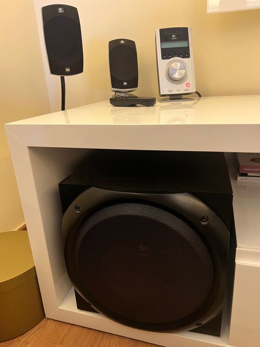 Logitech Z-5500 5.1 THX completo + suportes + caixa original