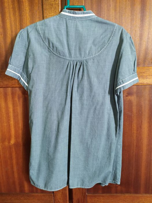 Camisa com renda da Pull&Bear