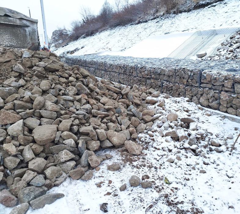 Kamień kruszywo do gabionów łamany kruszony gabiony