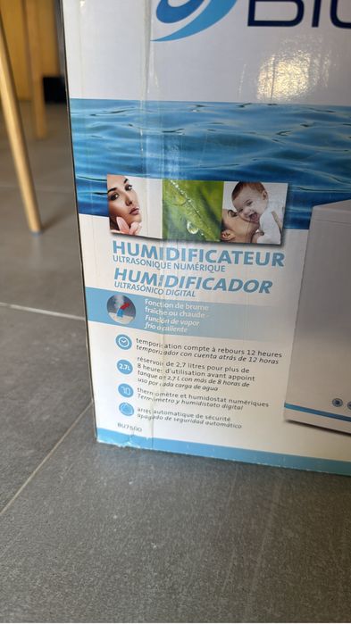 Pack Bionaire Novo: Purificador de Ar UV-C HEPA + Humidificador Digital Ultrassónico (Selados)
