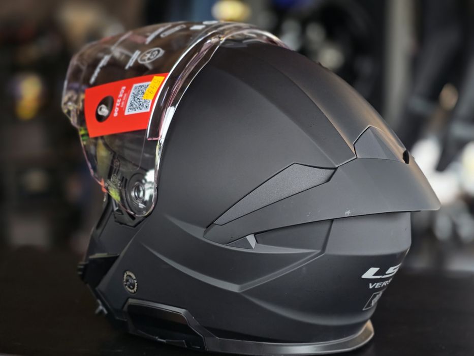Kask otwarty ls2 verso II czarny mat rozm. L