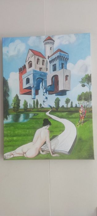 Castelos no Ar, óleo sobre tela 50x70