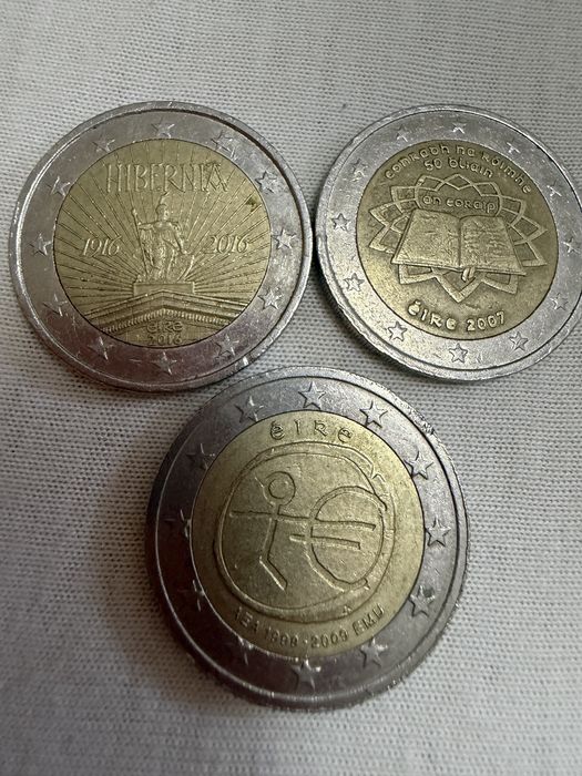 Moedas 2 euro para troca