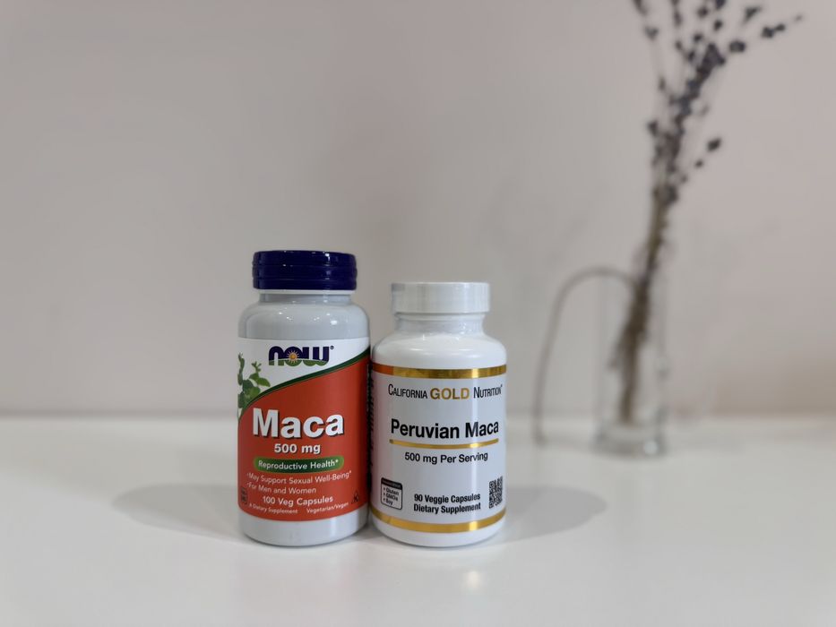 NOW Foods, California gold, maca мака перуанская, 500 мг