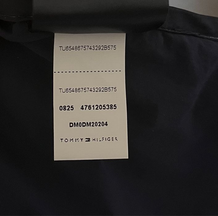 Кофта-ветровка Tommy Hilfiger 2026 вітрівка чоловіча чорна томмі
