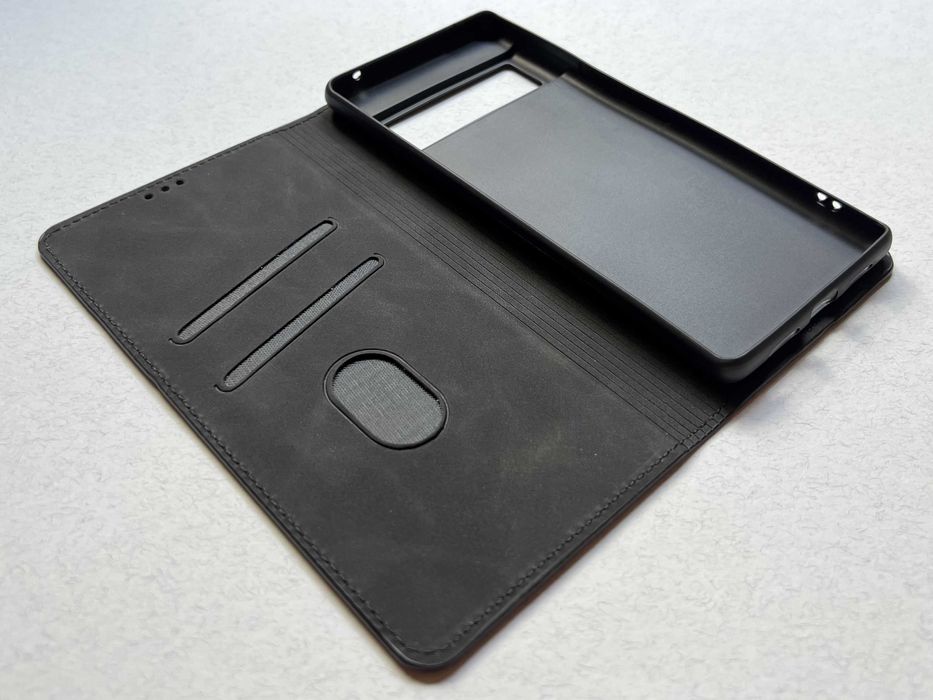 Google Pixel 6 Pro чохол книжка штучна шкіра слоти для карт чехол