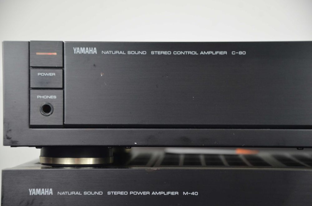 YAMAHA M-40 Końcowka Mocy 650 WATT Przedwzmacniacz C-80