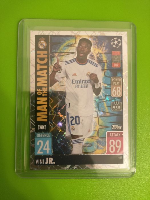 Karta Topps Vinicius Jr Real Madryt Man of the match