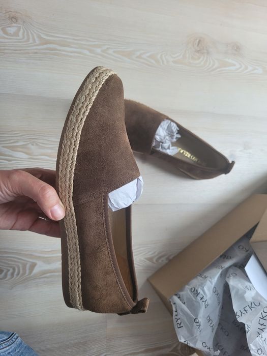 Espadryle welurowe Ryłko Relax r. 39 Nowe