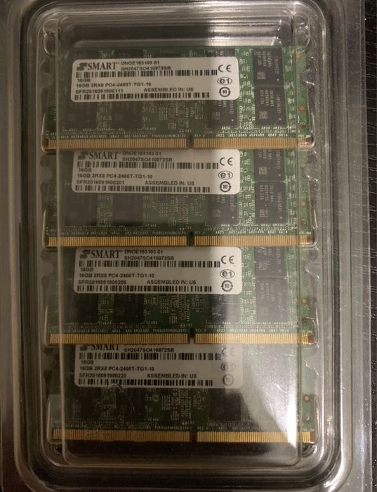 ECC SODIMM оперативна память 32GB 2х16GB 2400 19200 Samsung Crucial