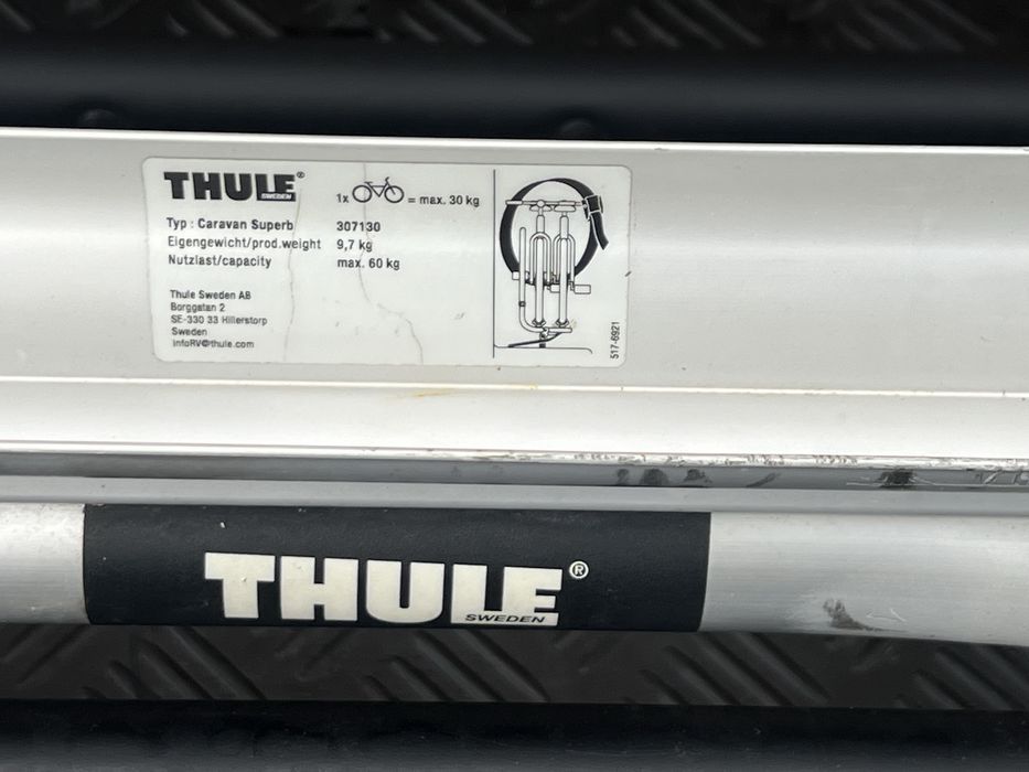 Thule Caravan Superb na zaczep przyczepy na 2-3  rower