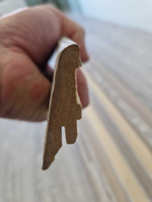 Плінтус МДФ SuperProfil ПП1255, Монблан Грей, 5 планок по 2,8 м