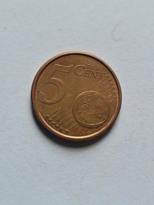 5 euro cent 2001 r. Hiszpania
