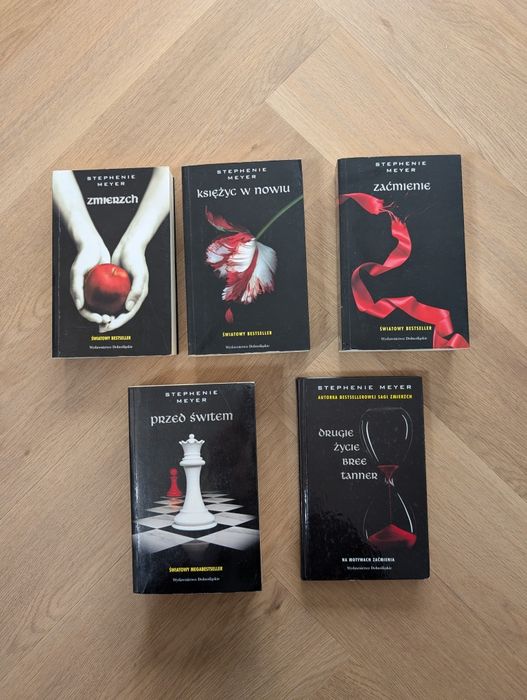 Komplet saga zmierzch Stephanie Meyer