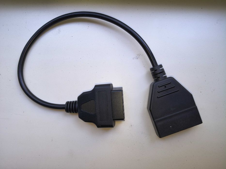 Перехідник GM 12 pin OBD2 16 pin адаптер для діагностики авто Opel, Chevrolet, Daewoo (старі моделі)