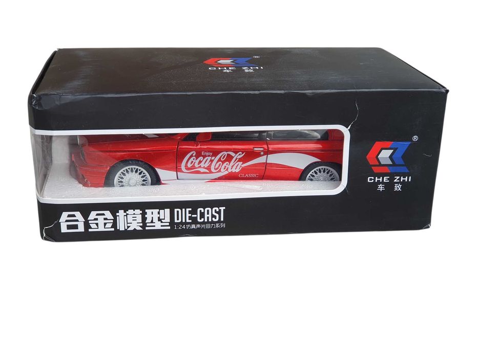 Model samochodu BMW E30 M3 Coca-Cola Classic 1:24 Model DieCast unikat