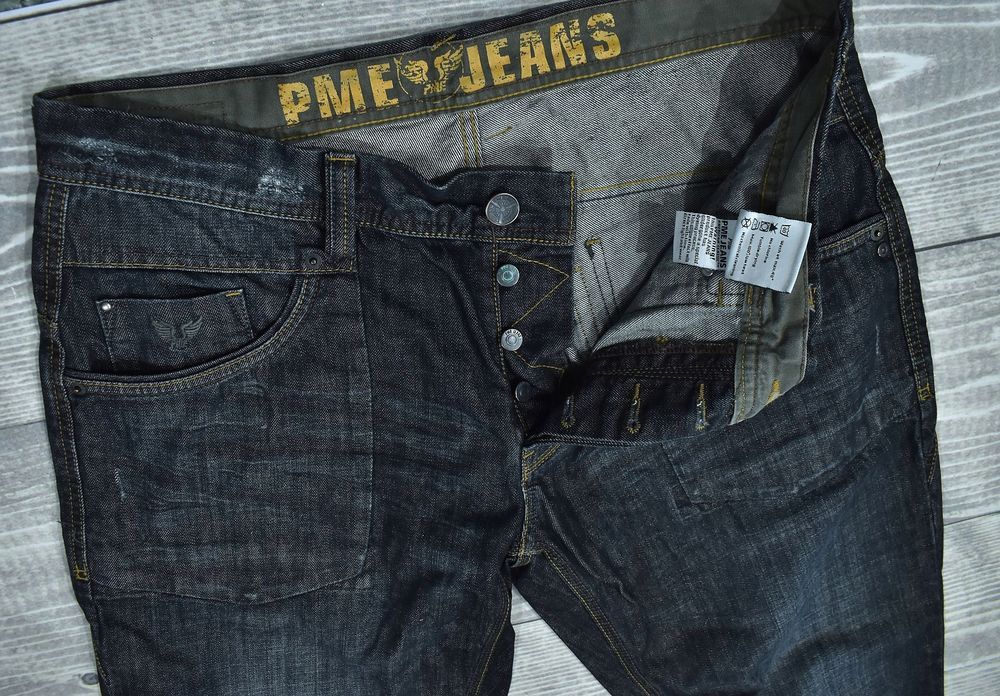 Pme Legend Męskie Spodnie Dżinsy Regular Straight W36 L32