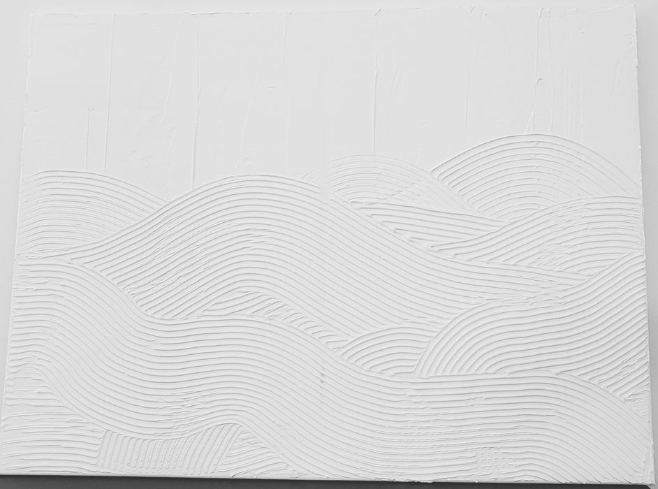 Obraz strukturalny gipsowy