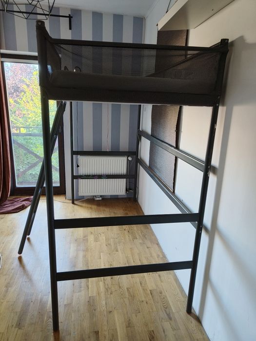 Łozko IKEA na antresoli