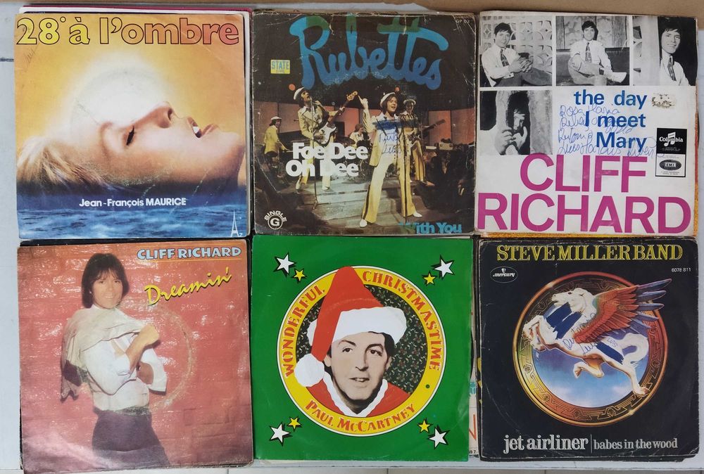 Vinil. Lote 50 Singles Música Internacional