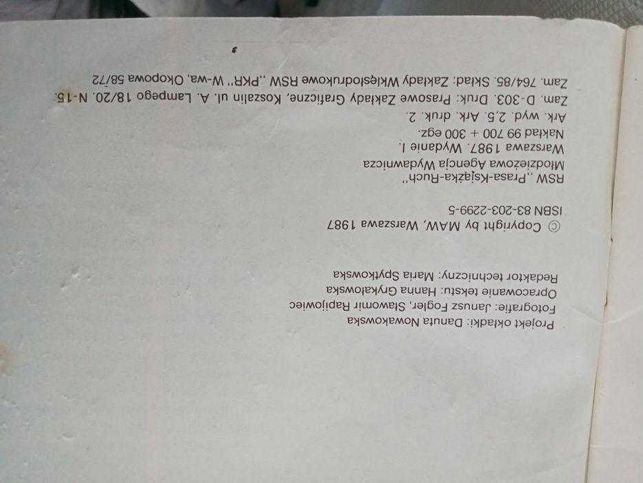 Czasopismo Robótki na drutach 1987 r.