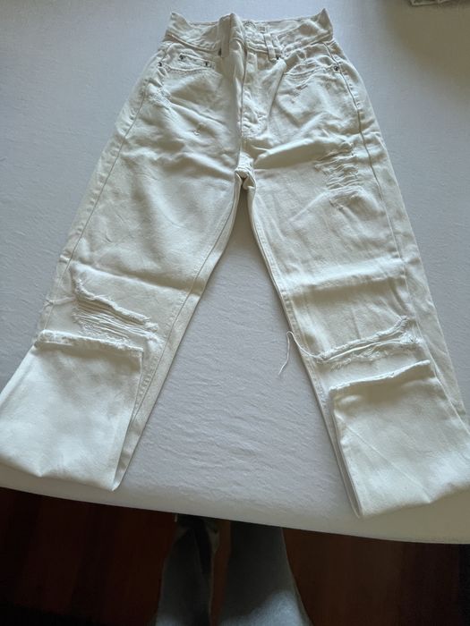 Varias calcas brancas tamanho 32 pull e brsk