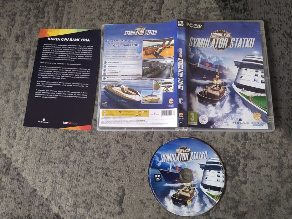 Europejski Symulator Statku PC DVD