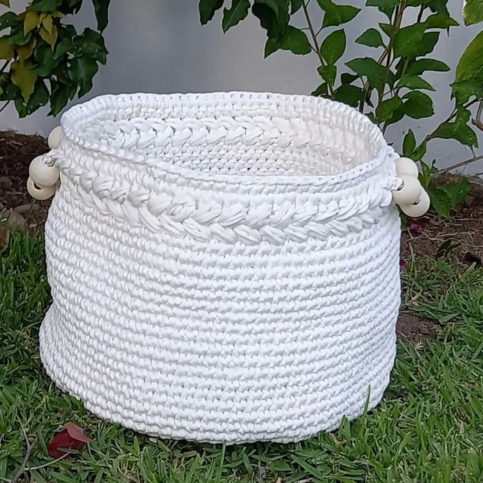 Cesta com trança