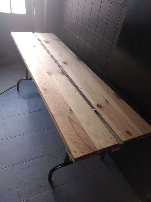 Bancada para dobragem de acrílico