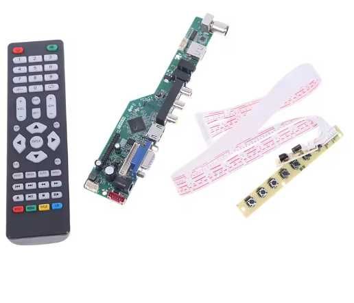 Placa TV Universal LCD  com comando Botões e Inverter