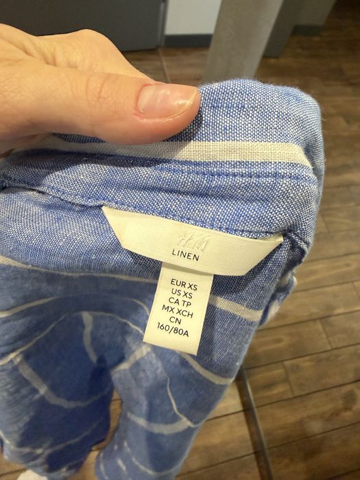 Сорочка 100% льон H&M