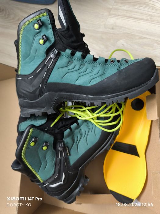 Buty do raków półautomatycznych damskie Salewa Rapace GTX - spruce