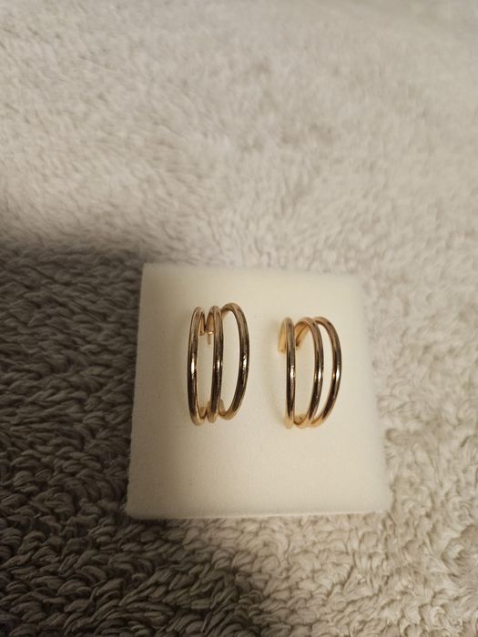 Nowe kolczyki kółka.