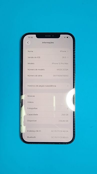 Iphone 12 Pro Max 256gb Cinza Grafite