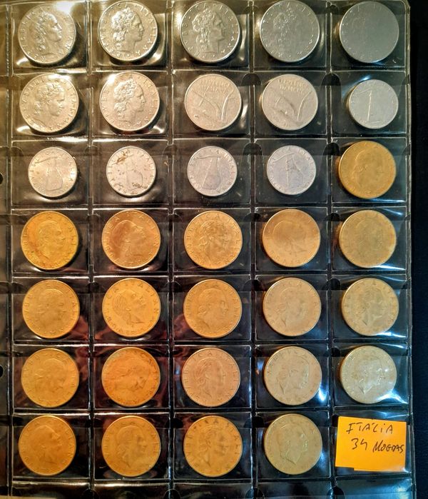 Lote moedas Itália