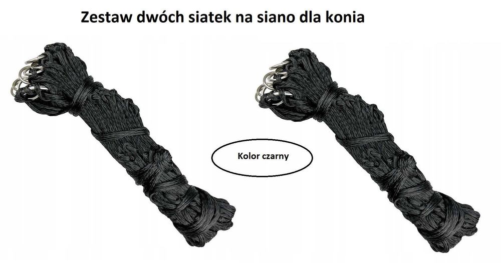 Siatki na siano dla konia 2 sztuki