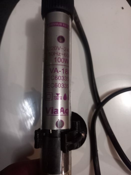 Підігрівач акваріумний 100 W . Лампа