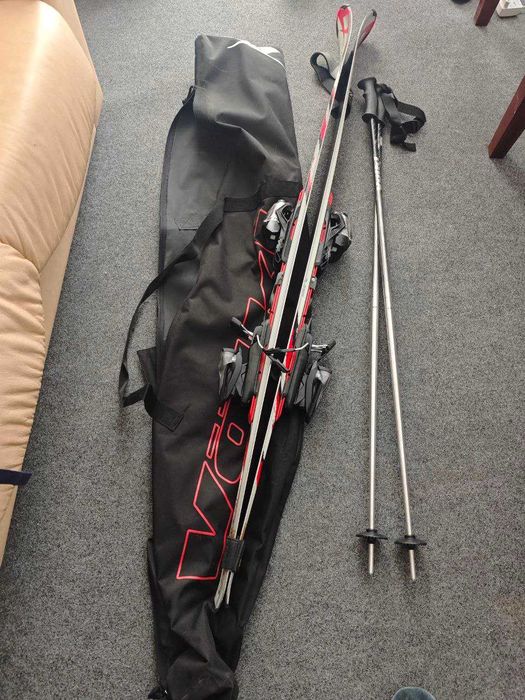 Лижі volkl 1560 мм DOUBLE GRIP LT + Чохол