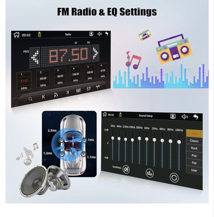 Radio Camechao A3018jg z kamerą cofania