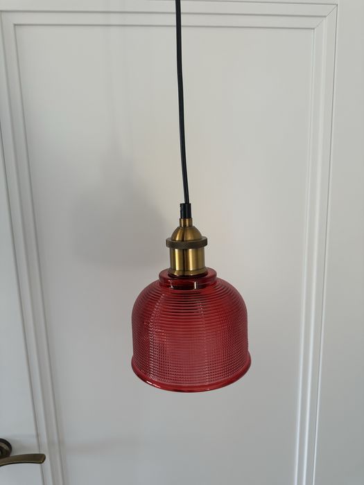 Lampa wisząca szklana
