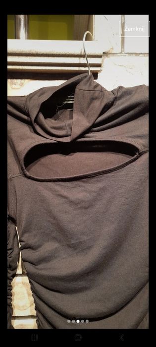 Sukienka z marszczeniem rozmiar S