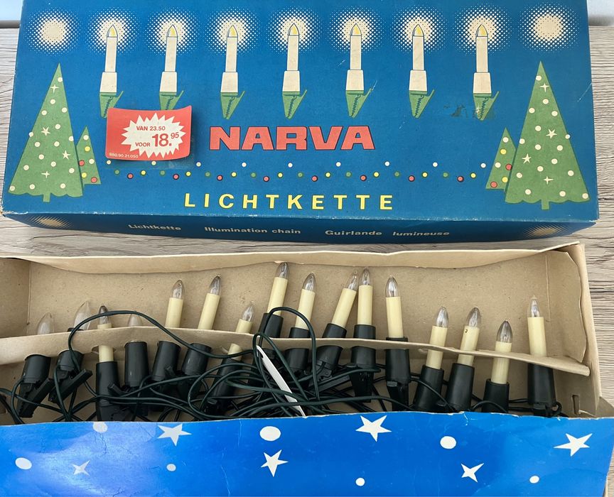 Lampki choinkowe NRD stare unikatowe