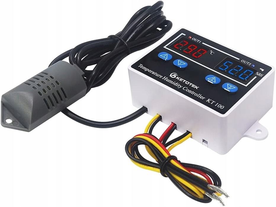 Cyfrowy regulator temperatury, regulator wilgotności, termostat z son