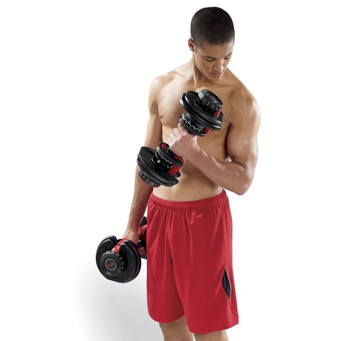 Halteres 552i SelectTech Bowflex de 2 kg a 24kg (par)