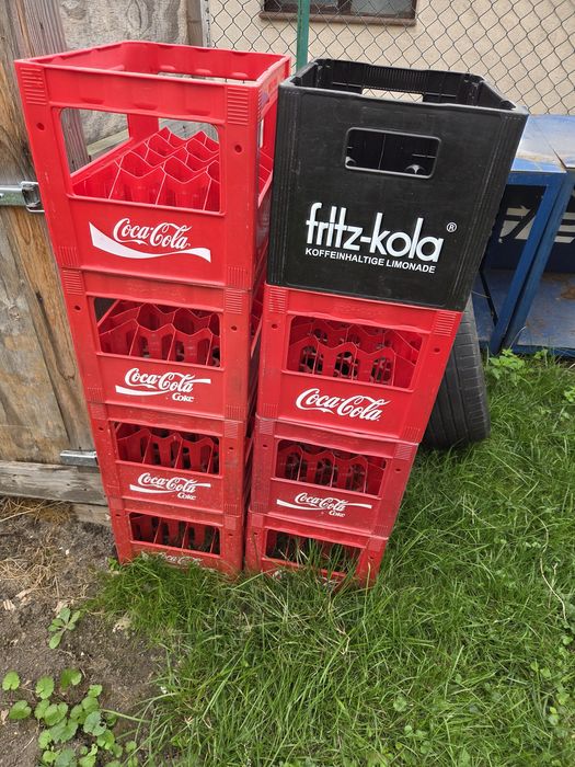 Skrzynki Coca Cola + Fritz kola