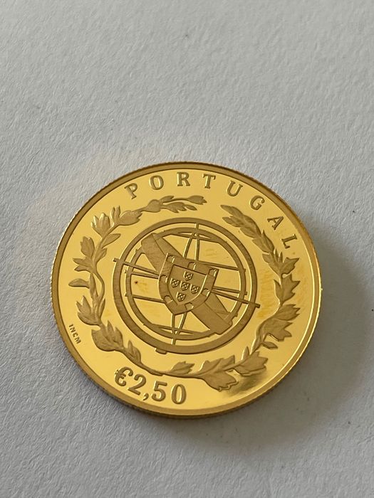 Moedas 2.5€ Proof Ouro