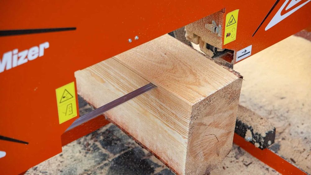 Trak taśmowy spalinowy Wood Mizer 9,5KM 560mm poziomy drewna KOHLER